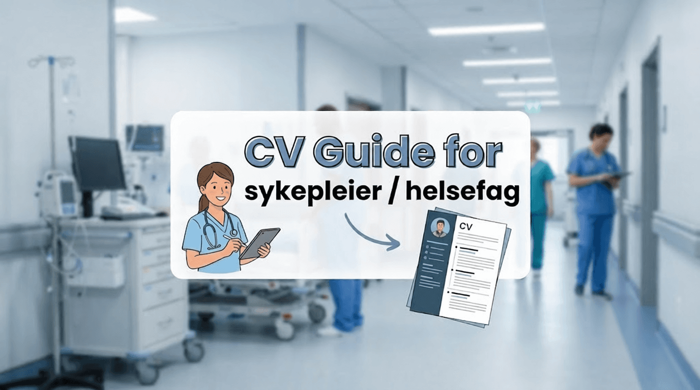 Hvordan Lage en Enkel CV for Sykepleiere og Helsefagarbeidere